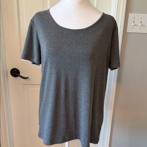 Lands' End Charcoal Short Sleeve Tee